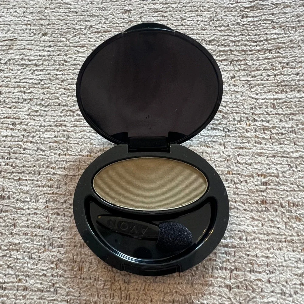 Avon True Color Eyeshadow Single Ombre Olive E503 Green Makeup Compact New